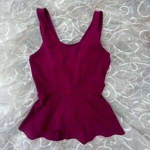 Express sassy peplum tank size SM